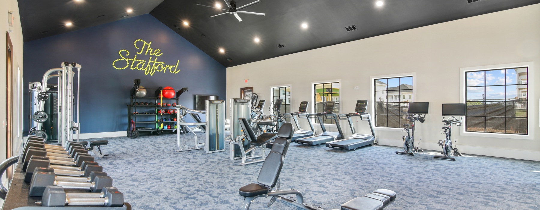 fitness center equipment